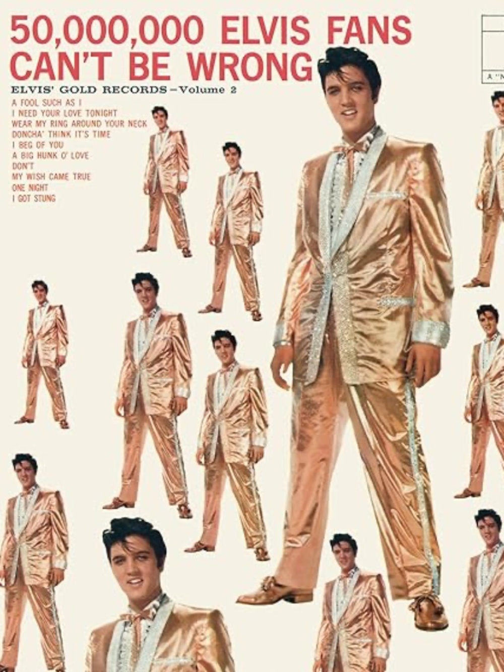 Rare Elvis Presley 50,000,000 Elvis Fans Can't Be Wrong Vinyl